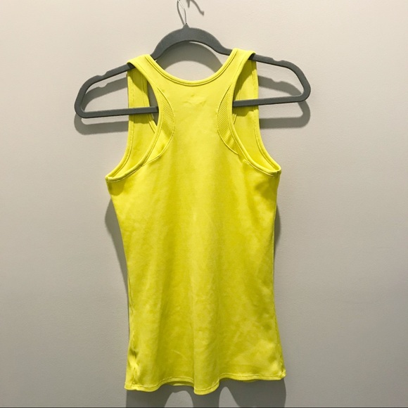 Women’s Yellow Under Armour Racerback Tank-Sz M - Picture 4 of 4